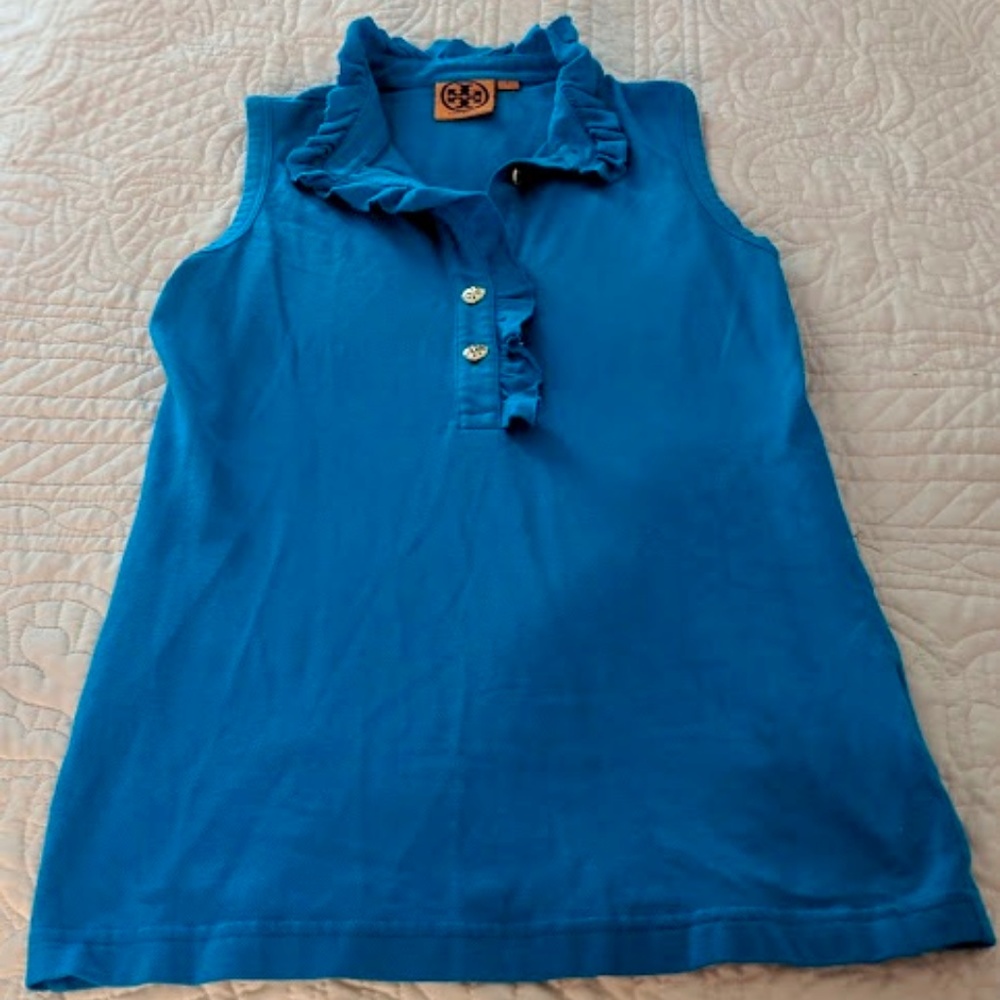 Bright Blue Tory Burch Tank